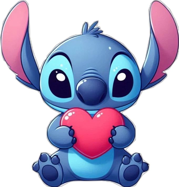 Stitch con un cuore — Ohana